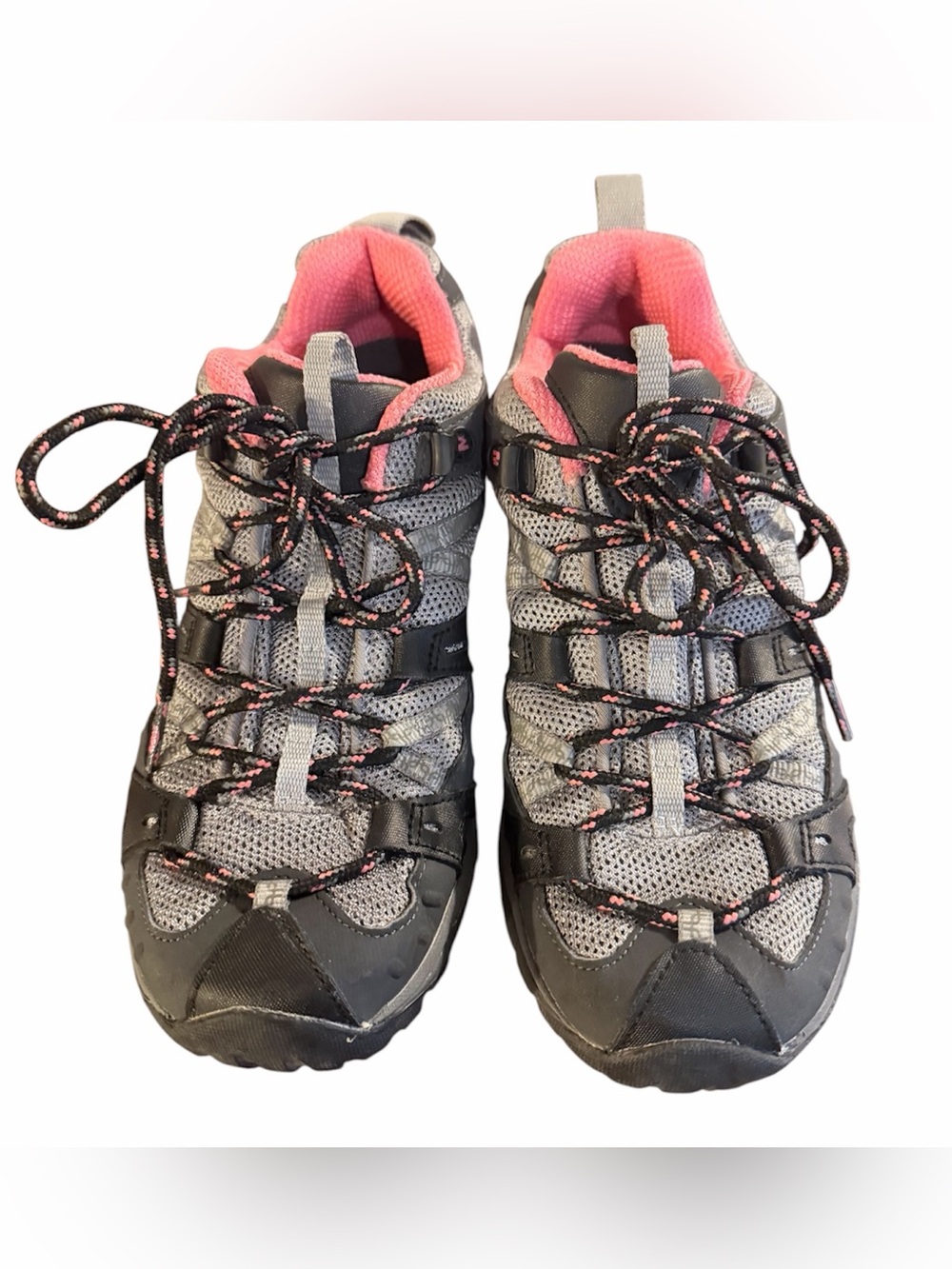 Merrell Womens Siren Sport 2 Vibram Hiking Trail Sneakers Gray Black Pink Sz 8